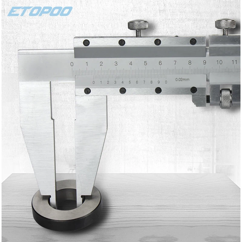 Imagem -02 - Pinça de Vernier Aberto em Ferramenta de Medição a Laser Micrômetro 0600 mm 0500 mm Aço Inoxidável