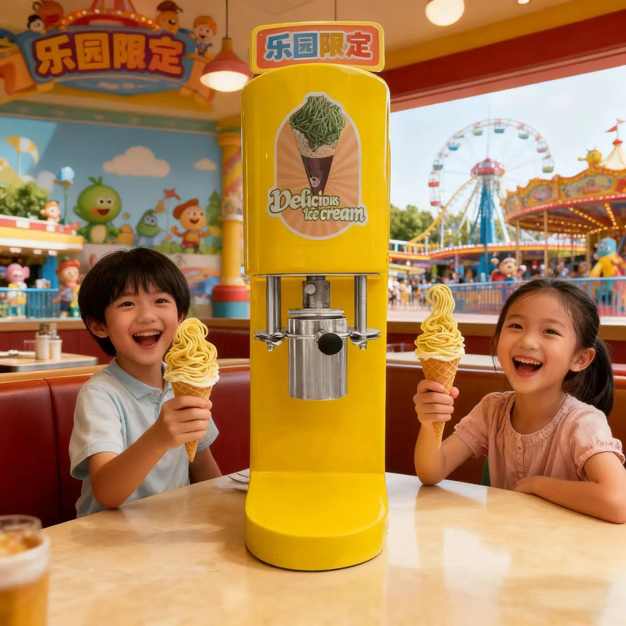 

Небольшая настольная машина для мороженого, машина для мороженого Mont Blanc/оборудование для производства мороженого