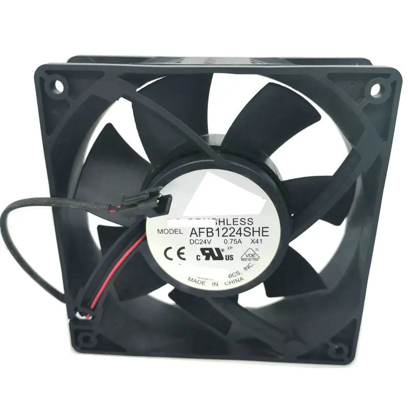 AFB1224SHE 12038 24v 0.75a 120*120*38mm Converter cooling fan HZDO