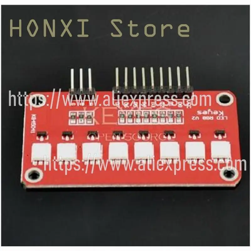 

1PCS 5050 RGB full-color LED light module/microcontroller running water light water with robots