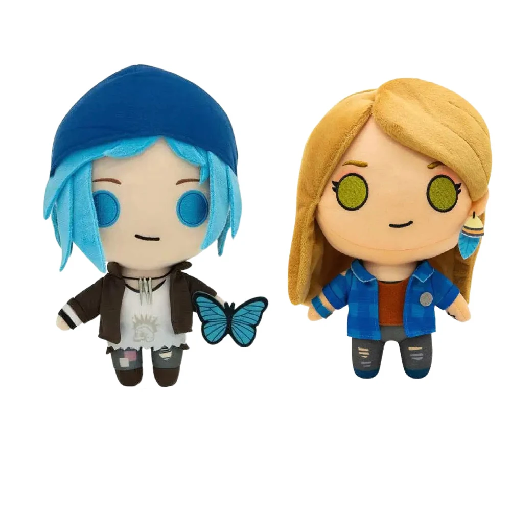 

Плюшевые куклы Life is Strange 25 см: Коллекционные игрушки для фанатов, подарки на праздники и вечеринки, включая персонажей Клоу и Прайс.