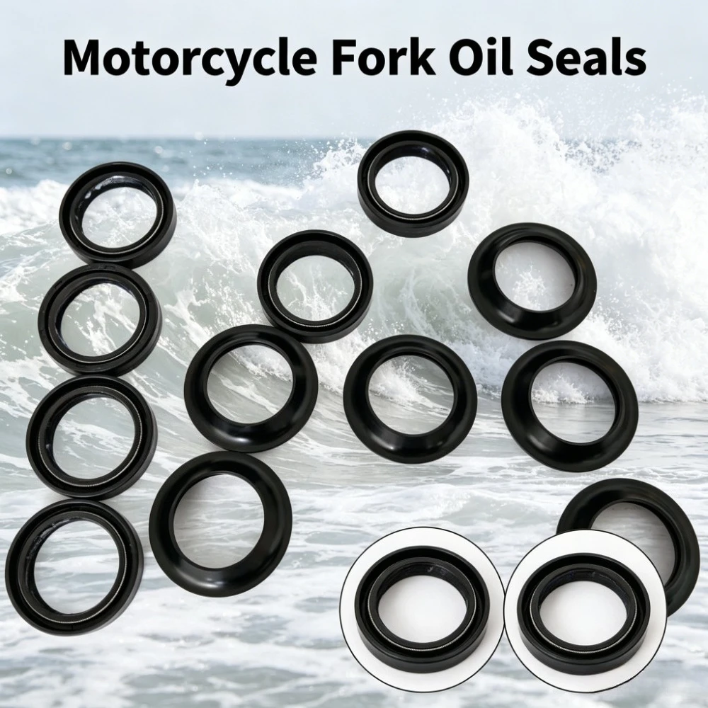 

2/4/8/16pc 33x45x8/10 Front Fork Dust Oil Seal For Yamaha SDR TW 200 SRX250 MAJESTY 250 XV250 XV 250 V-STAR VIRAGO 1987-2015 14