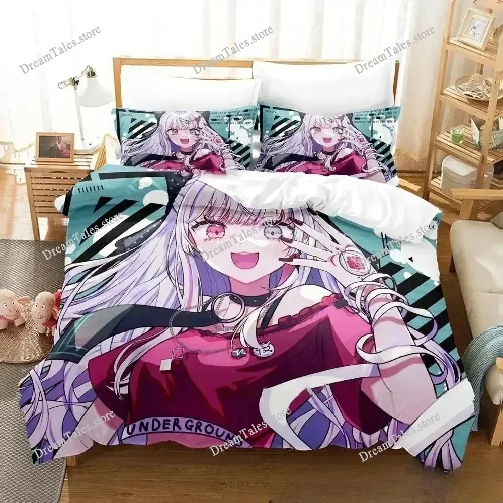 

Kawaii Girl Ishigami Nozomi Anime Bedding Set,Duvet Cover Bed Set Quilt Cover Pillowcase,King Queen Twin Size Boys Girls Adults7