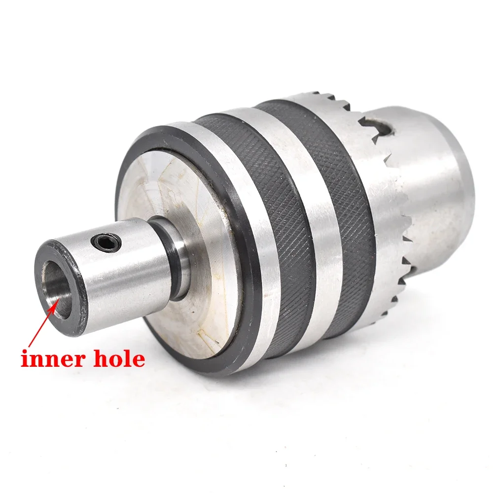 1set B10 B12 Drill Chuck +inner Hole 5MM 6MM 7MM 8mm 9mm 10mm 11mm 12mm 14mm Arbor Adapter Motor Shaft Connecting Rod