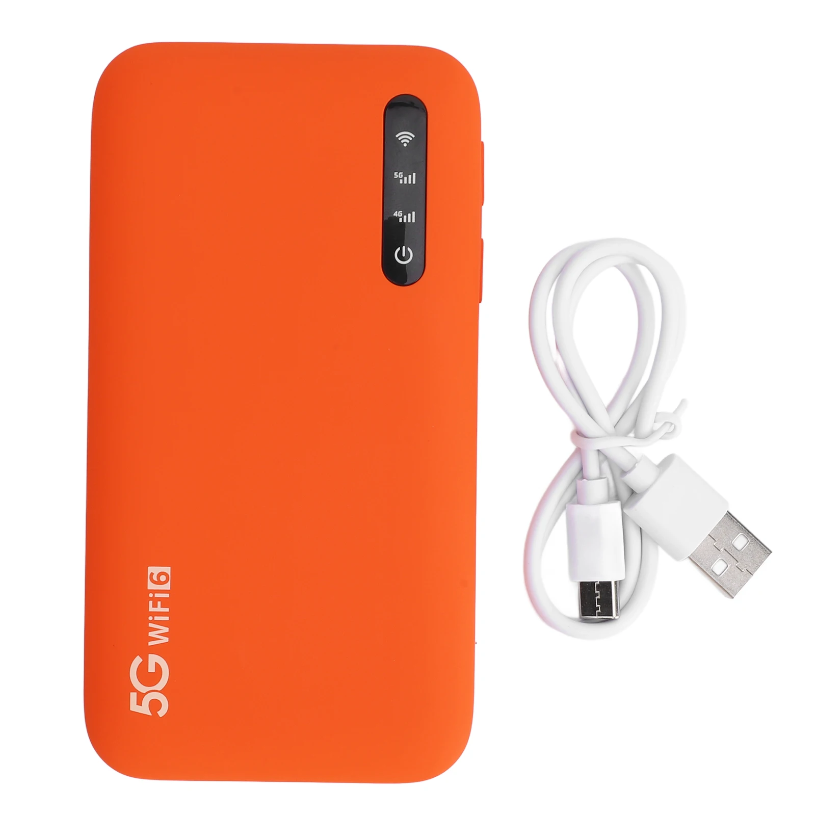 

5G Mobile Hotspot High Speed Travel Double Band WiFi6 5G Portable Router with SIM Card Slot Support 16 Devices 6100mAh Battery