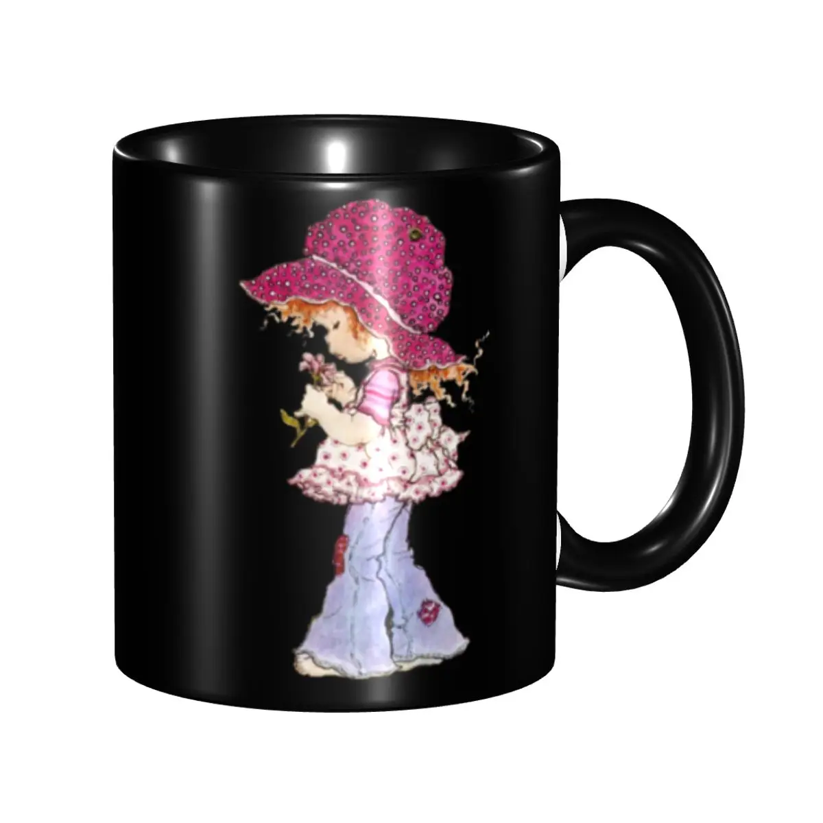 Custom Sarah Kay Cartoon Animation Mug DIY Ceramic Milk Tea Coffee Cups