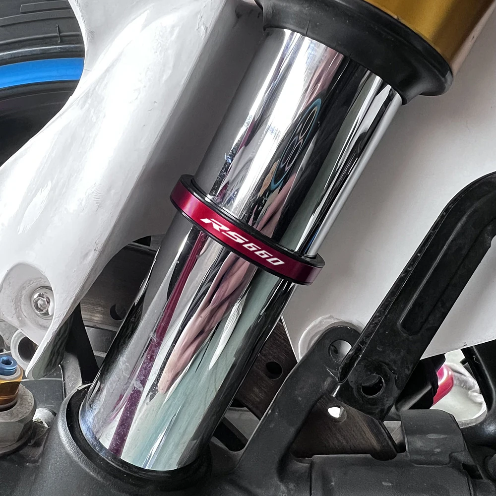 Передняя подвеска амортизатора для мотоцикла Aprilia RS660 RS 660 2020 2021 2022 2023 41-44 мм, вспомогательное РЕГУЛИРОВОЧНОЕ КОЛЬЦО