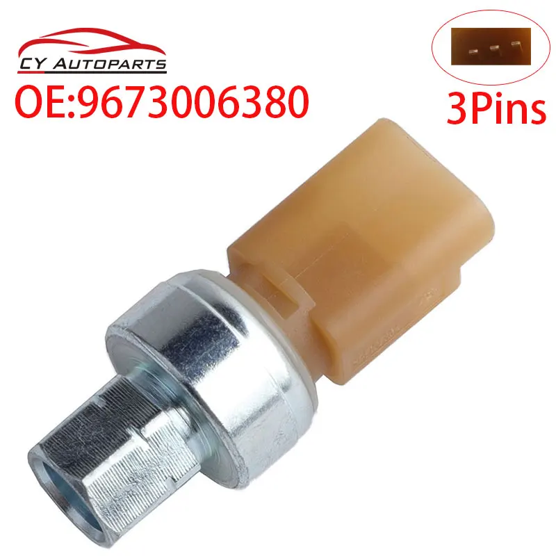 New A/C Air Conditioning Pressure Sensor For Peugeot 208 2008 307 308 3008 407 408 508 Citroen Sega C4 C5 9673006380 82CP3206