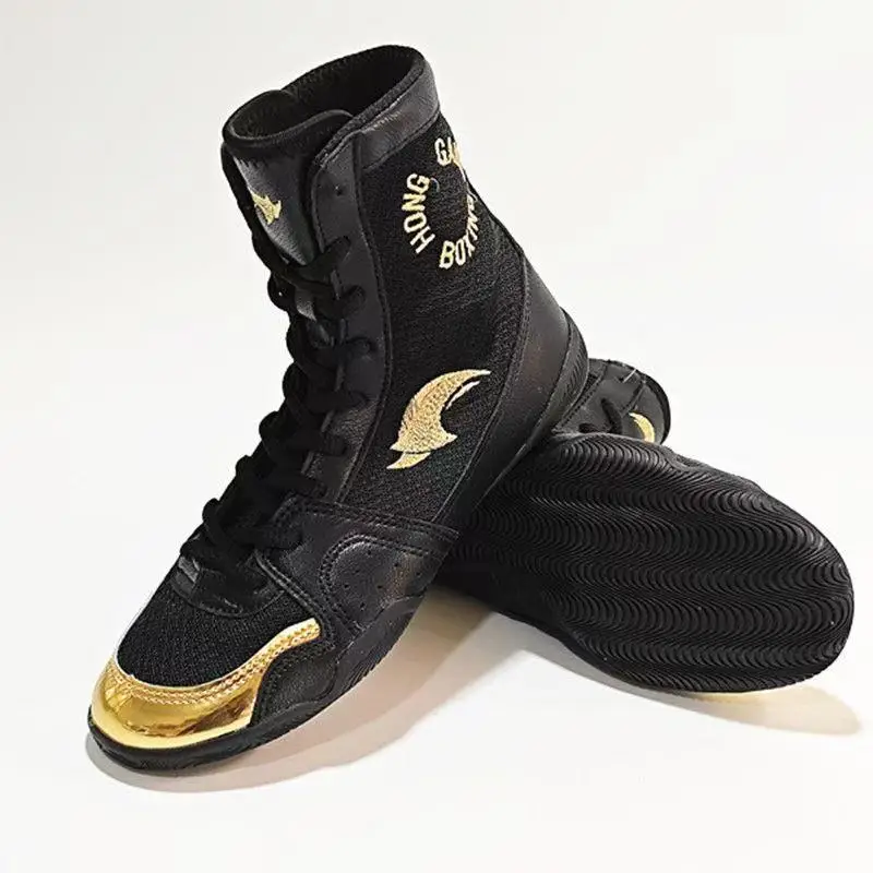 New Men's High Top Wrestling Boxing Shoes Neutral Walking Sneakers Casual Sneakers Fighting Training Wrestling Shoes