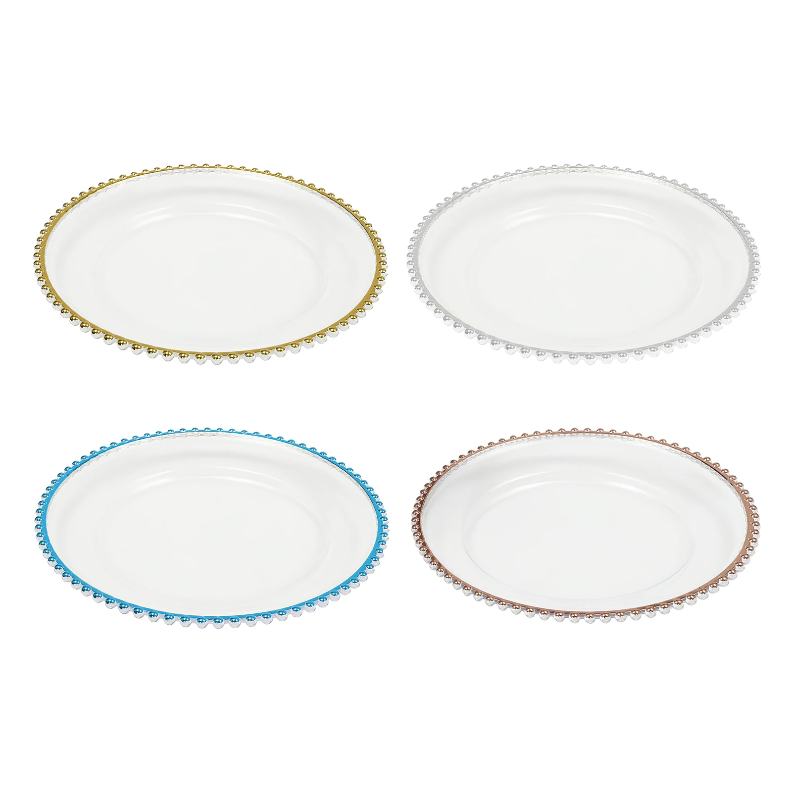 

Двадцать пять упаковок, тарелки в стиле вестерн Ps, прозрачное золото, горячее тиснение, штабелируемые, многоразовые, с круглыми краями, для свадеб, банкетов, дня рождения