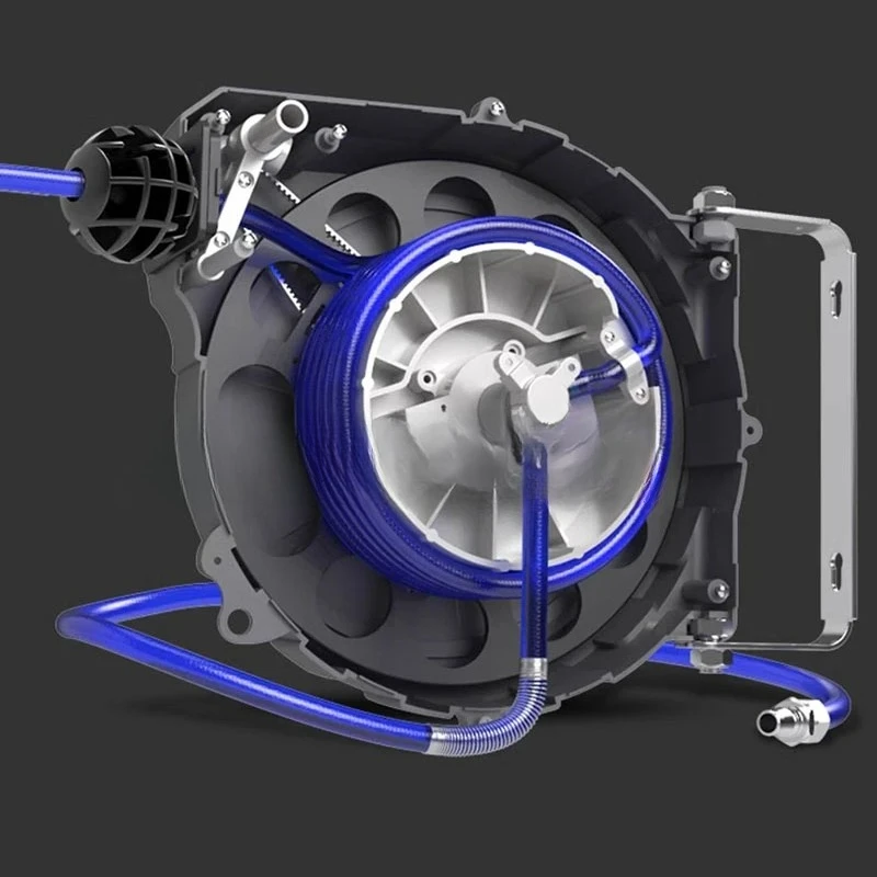 

Hose Reel Air Carwash 180° Wall Mount Portable Water Hose Reel Holder Hose Wash Pipe Rack Contraction Tool Air Drum Tympanism
