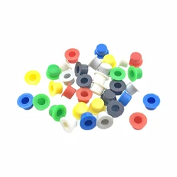 20PCS 6*6 Tact Switch A101 Button Switch Round Caps Push Key Cap Size 4.5mm*7.4mm Inner Diameter  3.1 / 3.4mm