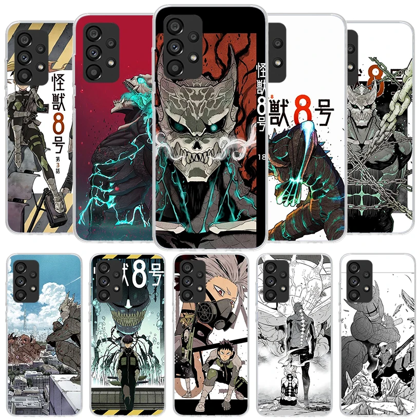 Kaiju No. 8 Anime Phone Case For Samsung A15 A25 A35 A55 A14 A24 A34 A54 A13 A23 A33 A53 A12 A52 A32 A22 A42 A05S A04S A03S A02S