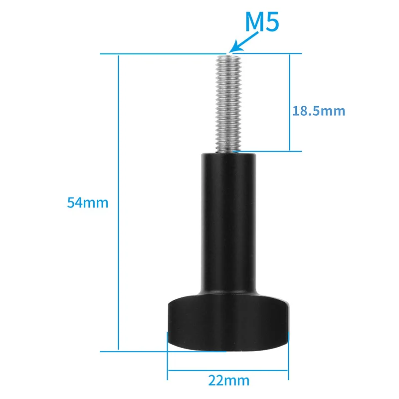 Aluminiumlegierung M5 Daumenknopf Bolzen Schraube für Gopro 13 12 für Insta360 ONE für DJI Action Osmo Kamera Stativhalterung Zubehör – Detail 29