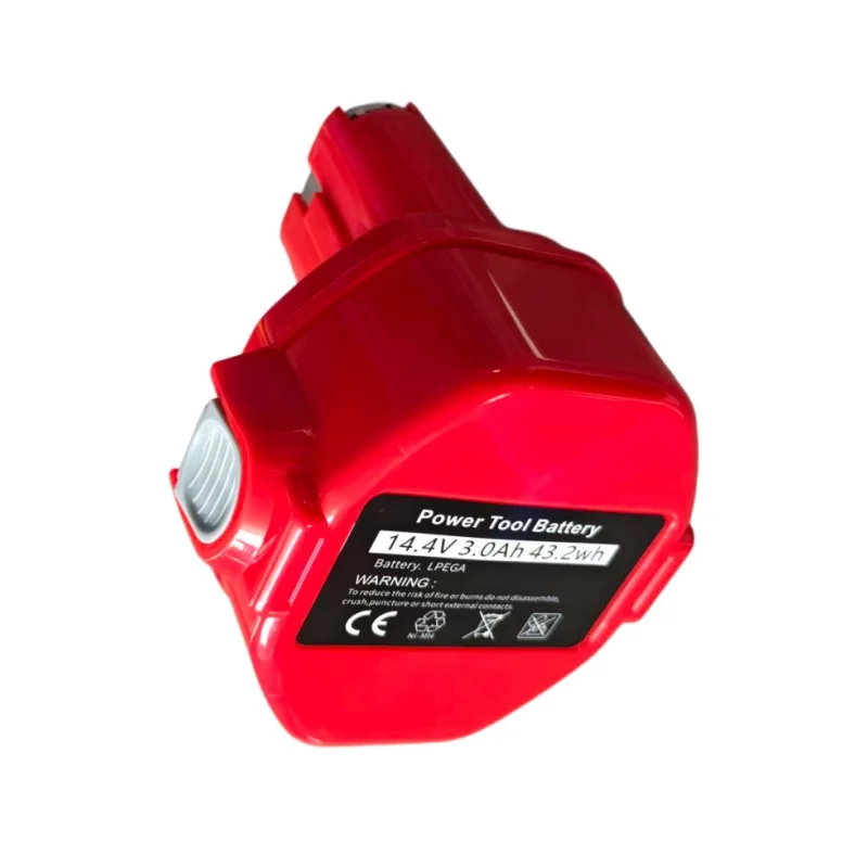 High Capacity 14.4V Ni‑MH Power Tool Replacement Battery 4.8Ah 6.8Ah 9.8Ah 12.8Ah For 1433 PA14 6233D 6337D