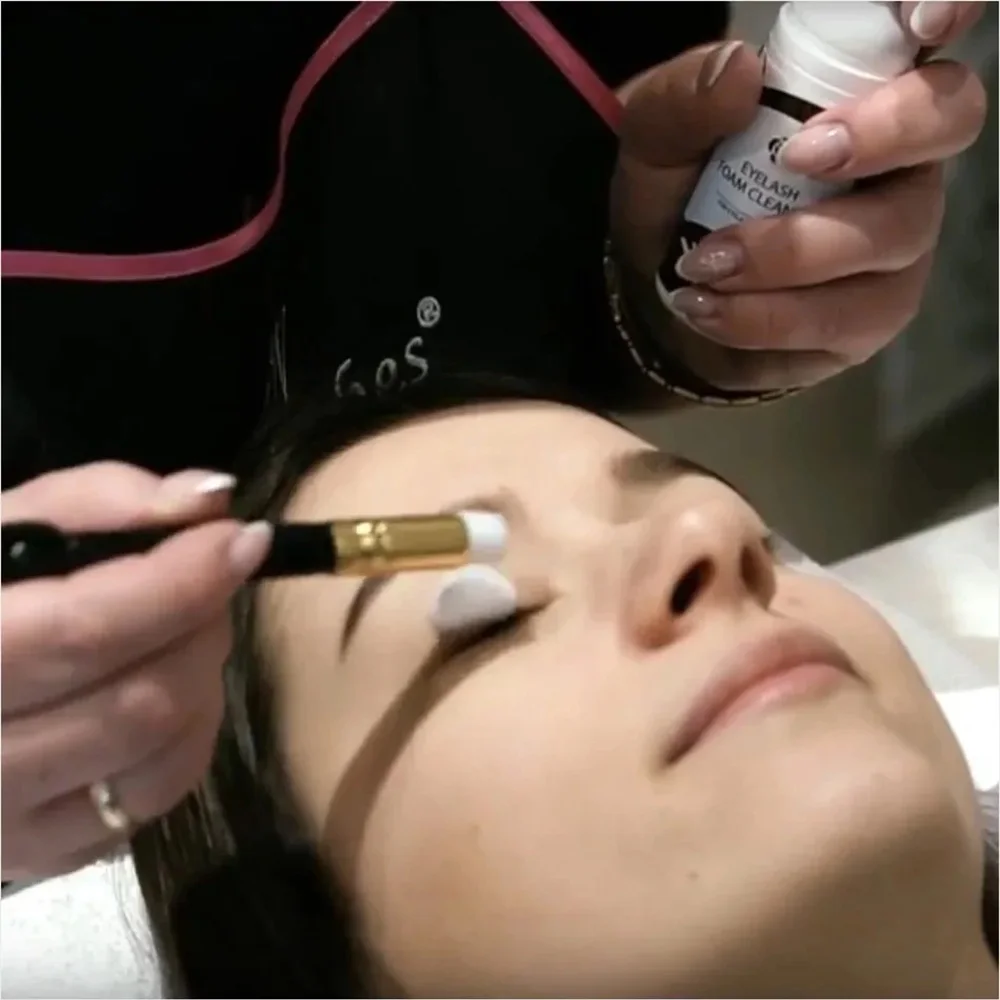 10/20/50 個まつげメイクブラシクリーニングブラシラッシュシャンプーブラシまつげエクステンション用ピールオフ鼻毛穴にきび除去 M