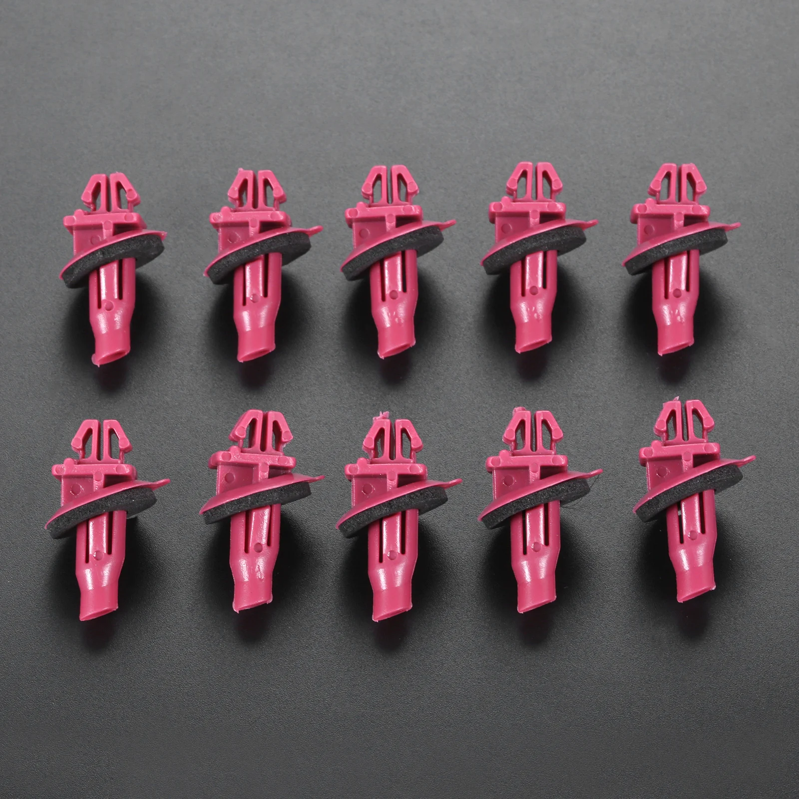 10Pcs Plastic Auto Fastener Clip Car Exterior Side Body Moulding Trim Clips for Toyota Land Cruiser Prado 75881-60010