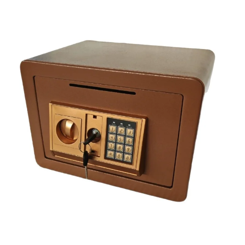 

Небольшой бытовой сейф 25E, передний сейф с паролем, ящик для хранения, противоугонный настенный сейф из стальной пластины