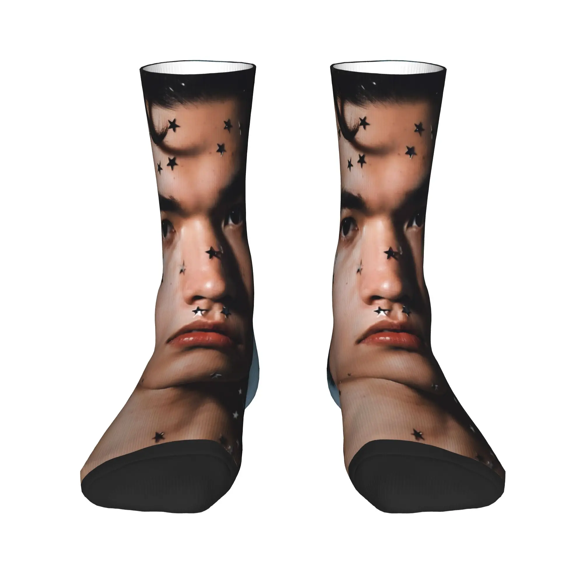 Conan Grijze Amerikaanse Zanger Sokken Patroon Kousen Antislip Herensokken Comfortabele Winter Grappige Hardloopsportsokken