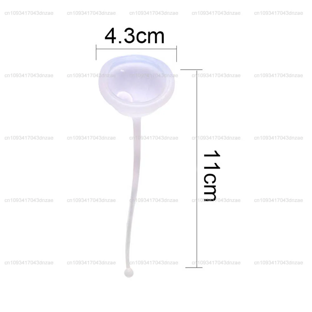 1/2/3/4/5Pcs Transparent Silicone Fertility Conception Aid Cup Reusable Natural for Fertility Support Keep Sperm Close to Cervix view 4