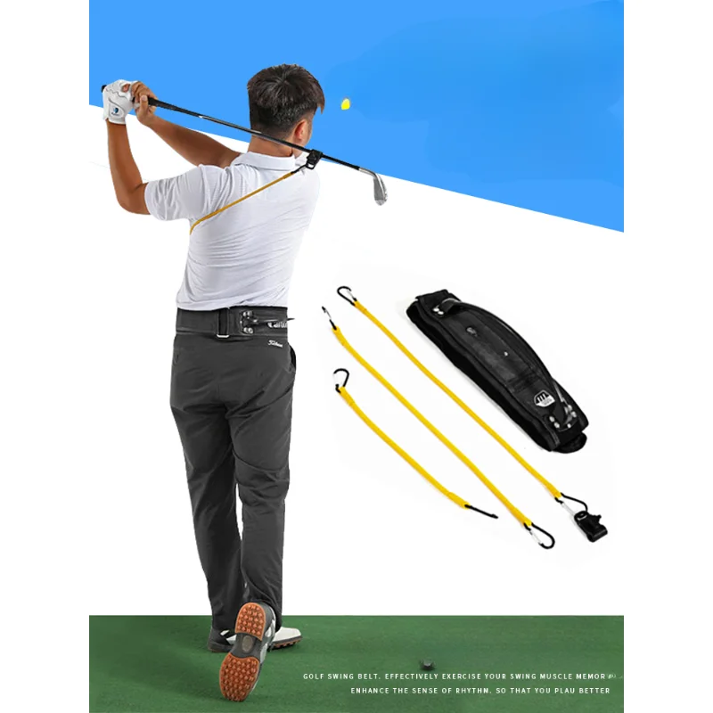 

Golf Swing Practice Belt Auxiliary Golf Swing Simulator Enhance Muscle Memory