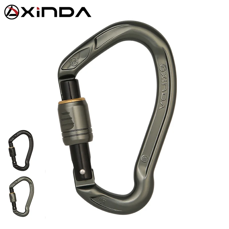 Xinda Outdoor ear-shaped Carabiner Sliding Screw CE UIAA Climbing product