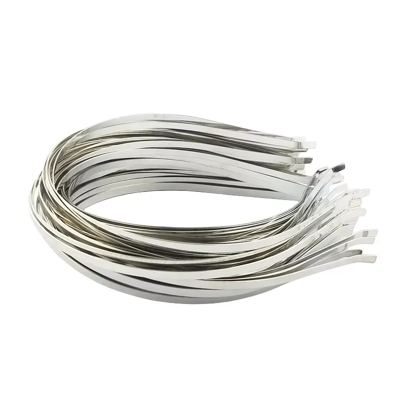 BoYuTe (100 części/partia) 3-4-5-6-7-10MM metalowa żelazna opaska do włosów dostawa fabrycznie opaska do włosów baza damska opaska na głowę materiały jubilerskie