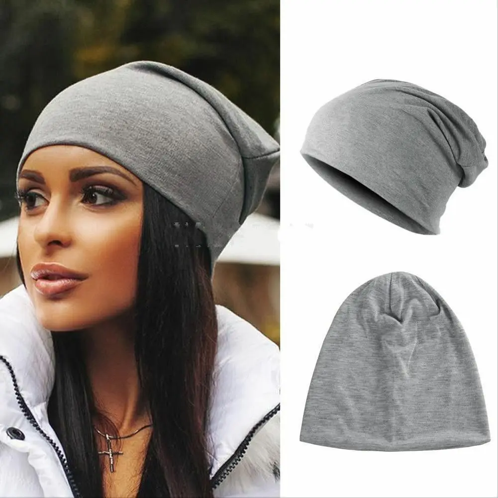 Cotton Slouchy Hat Spring Summer breathable Hat Warm Windproof Beanie Hip-Hop Hats Ski Baggy Beanies Skullies Unisex Men Women