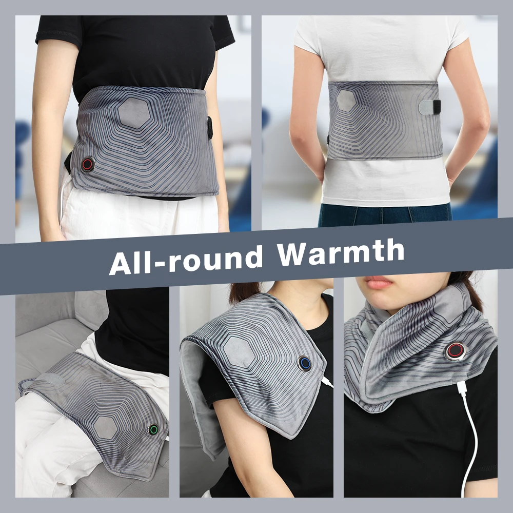 Uterus Warming Belt Electric Heated Waist Abdominal Warmer Cold Protection Artifact Graphene Heating Leg Warming Blanket