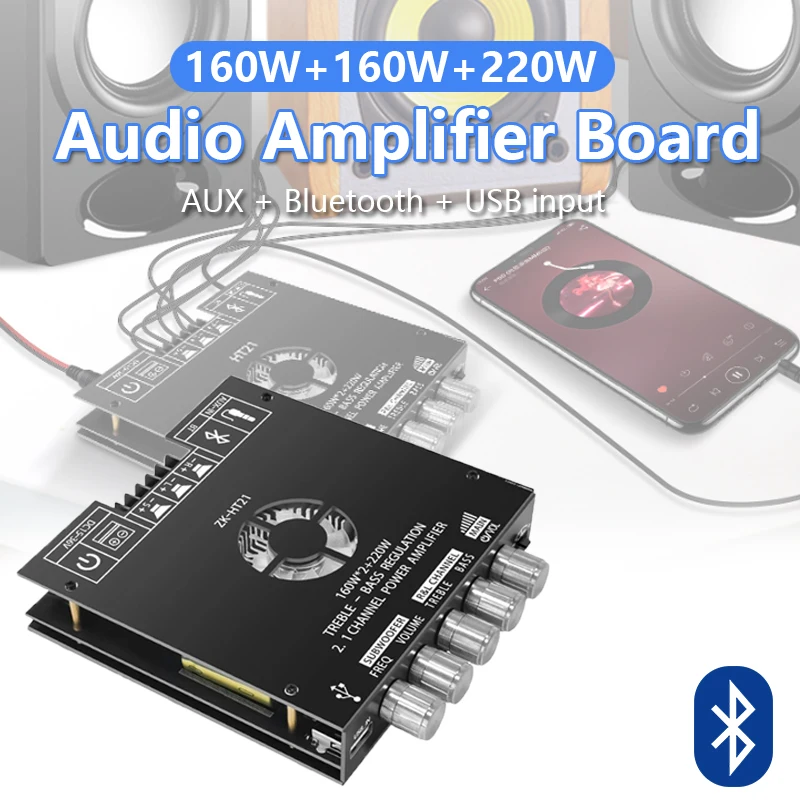ZK-HT21 Mini Amplif…