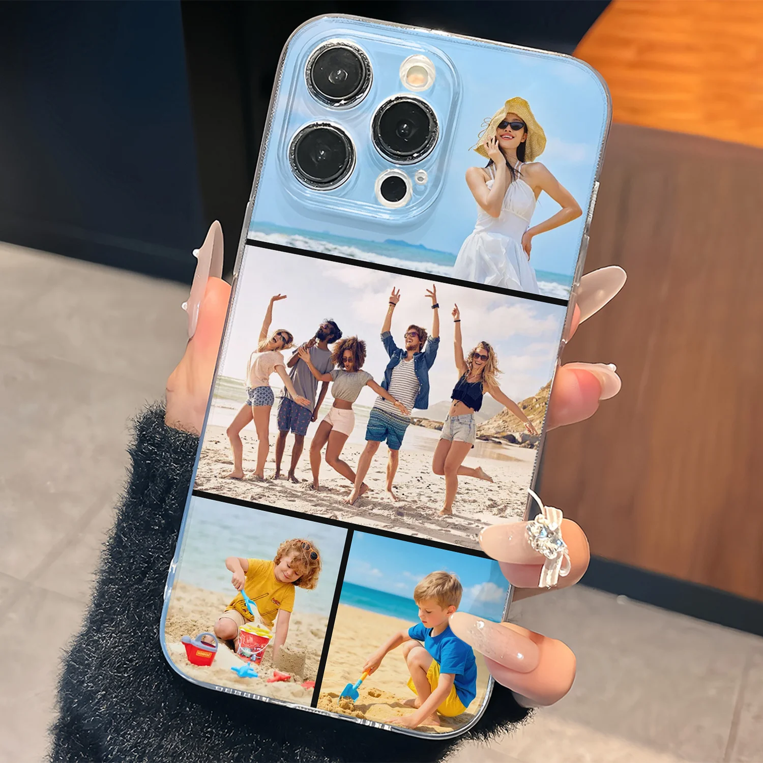 لتقوم بها بنفسك كامل العمر واضح حافظة هاتف من البولي يوريثان آيفون 17 16 15 14 13 12 11 Pro Plus Xs Max Mini X XR 8 7 Plus غطاء تصميم مخصص #3