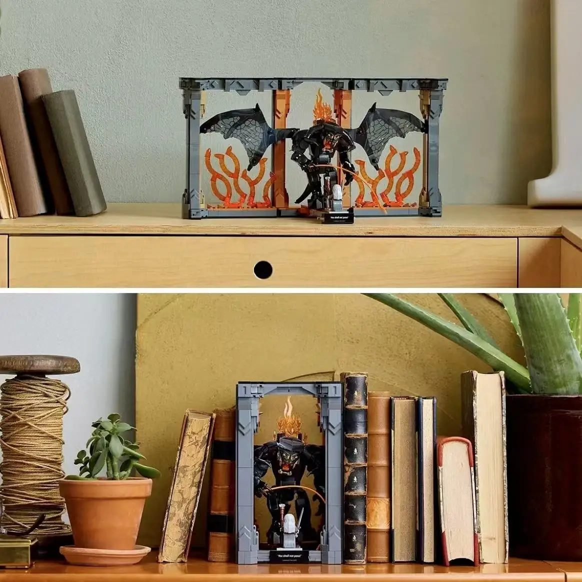 الإبداعية 10367 Balrogs كتاب الزاوية نموذج اللبنات الطوب الإبداعي ديكور المنزل لعب للأطفال هدايا عيد الميلاد عيد الميلاد #6