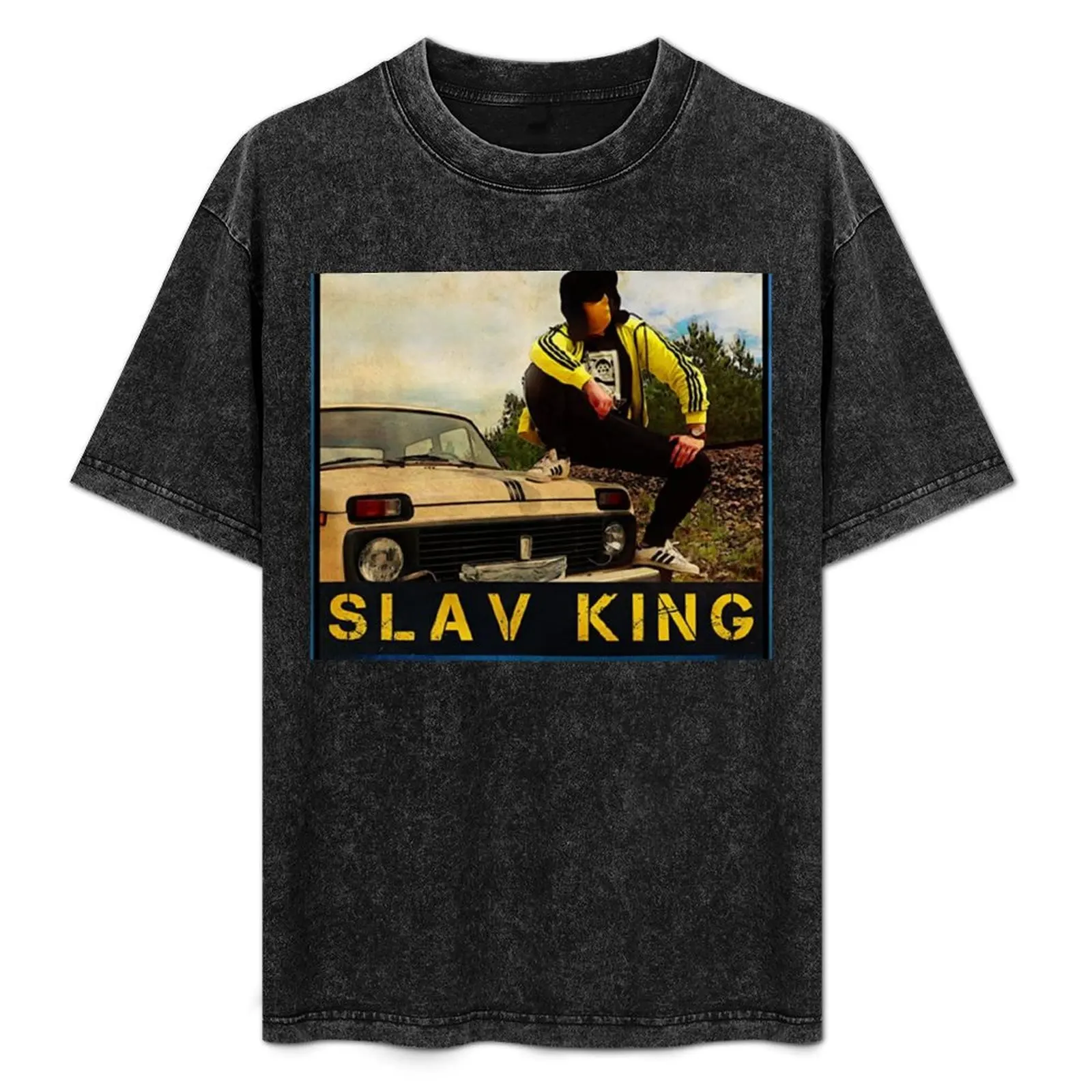 

Slav King Boris T-Shirt oversized tees rapper graphic tees plus sizes mens graphic t-shirts hip hop