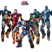 ZDTDS Original Iron Man MK37 Hammerhead MK12 MK38 Igor MK9 Iron Patriot War Machine legends Avengers Action Figure Collect Toy