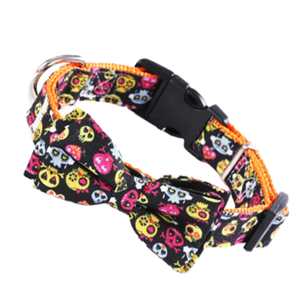 1 unidad de suministros para mascotas, Collar para perro y gato de Halloween, Collar de disfraces para mascotas, Collar para mascota de Halloween, Collar para gato de Halloween