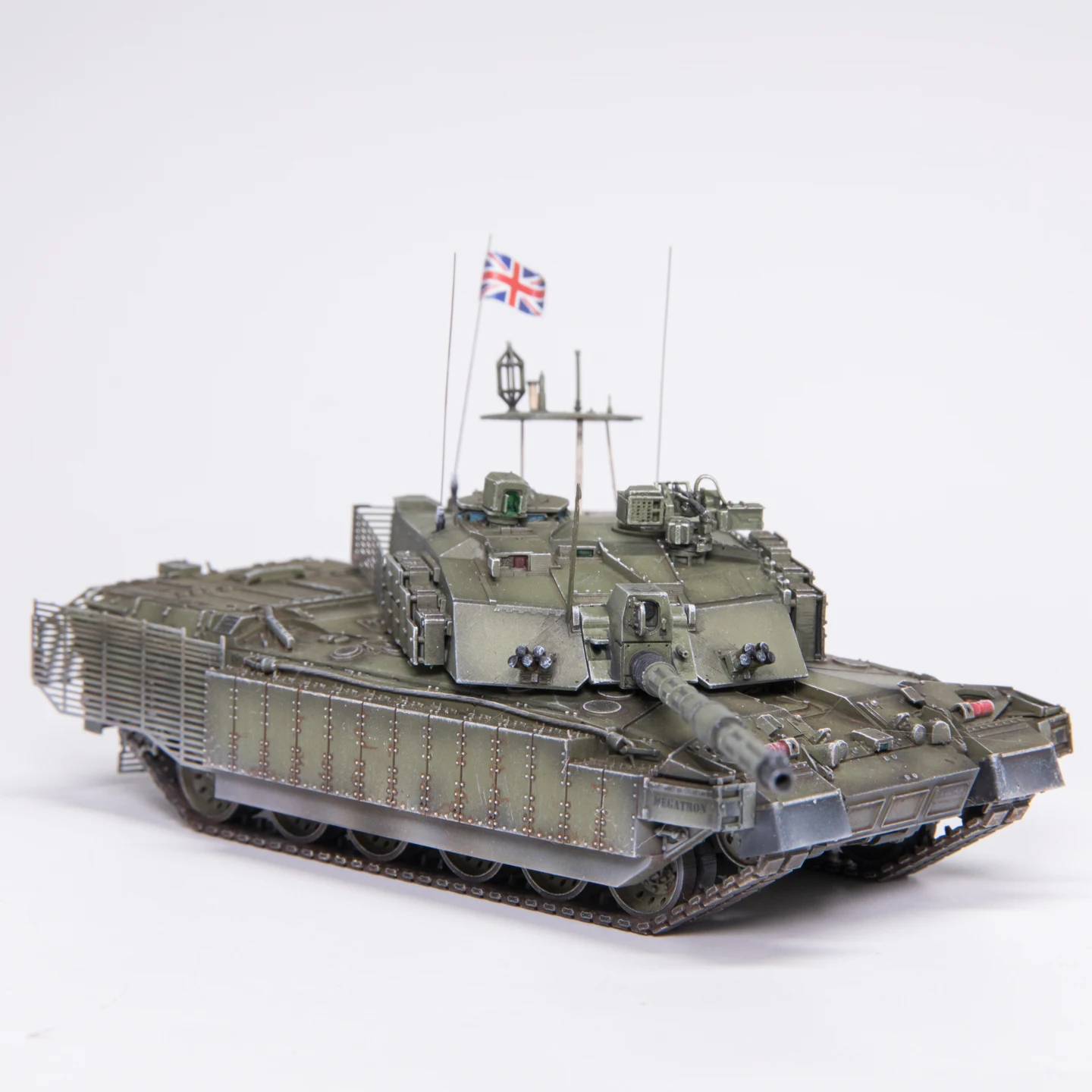 1: 72 AM British Challenger 2 TES main battle tank model (enhanced protection) Static finished product model