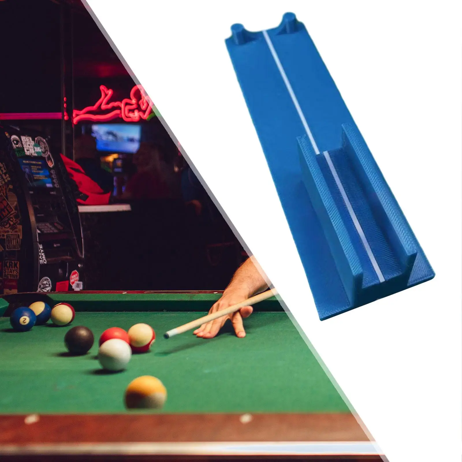 

Billiards Stroke Trainer Cue Straight Exerciser Stable Billiard Pool Training Aid Device for Chinese Billiard Basic Skills