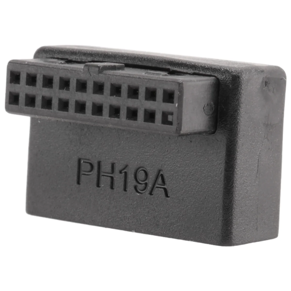 PH19A USB 3.0 Internal Header USB3.0 19/20P Socket 90 Degree Adapter Converter for Computer Motherboard