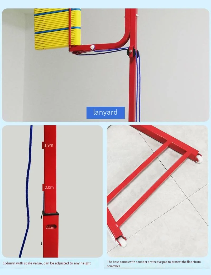 높이 조절식 스카이보드 터치 카드 농구 훈련 수직 점프 폴 점프 테스트 측정 장비