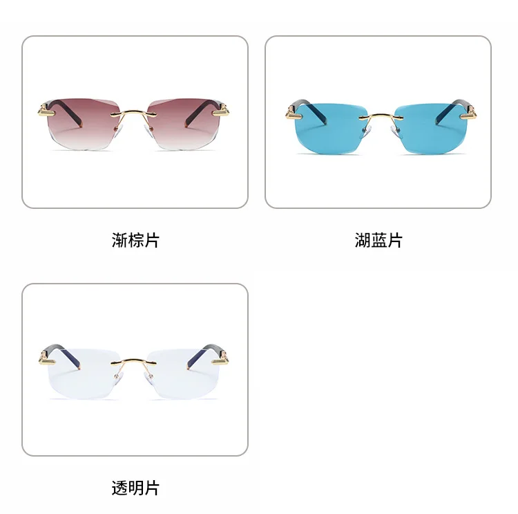 Quadratische Lesebrille Männer Frauen Anti Blau Licht Metall Rahmen Sonnenbrille Gläser Antifatigue Rechteck Computer Brillen +1,5 +2,0 – Detail 5