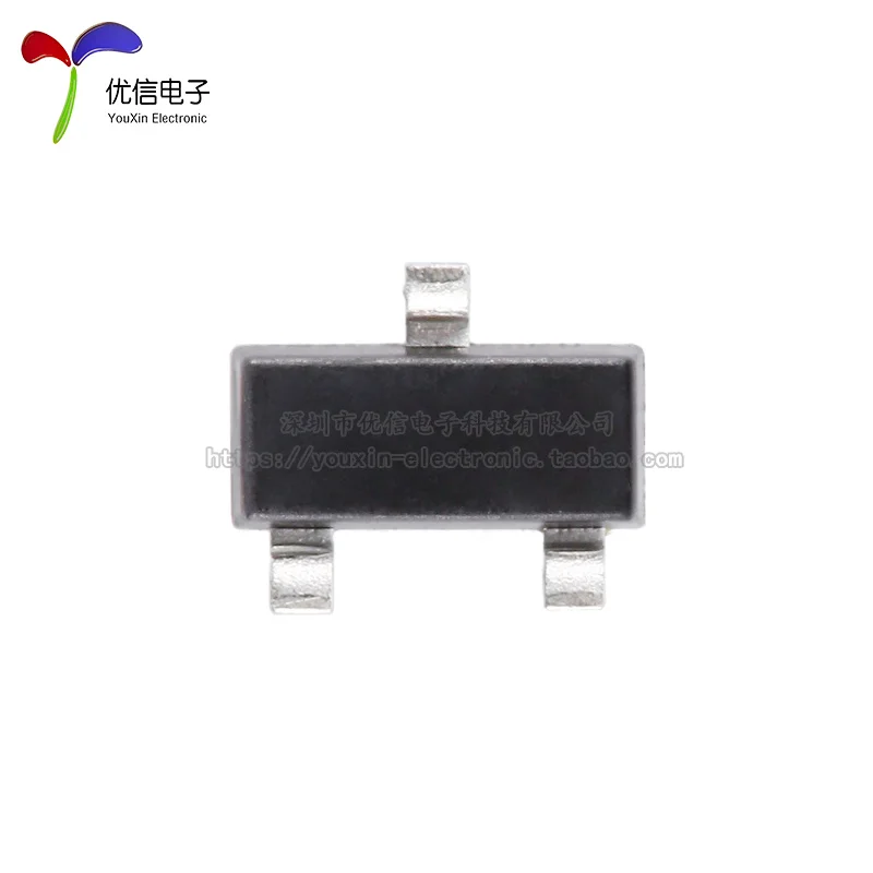 (20 Buah/Lot) DTA114ECA 14 SOT-23 50V 100mA PNP Triode Transistor Digital