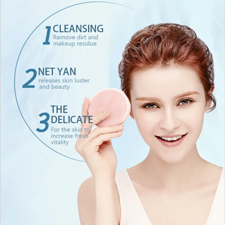 Silicone Electric Sonic Vibrat - Silicone Face Scrubber Electric 评论和价格