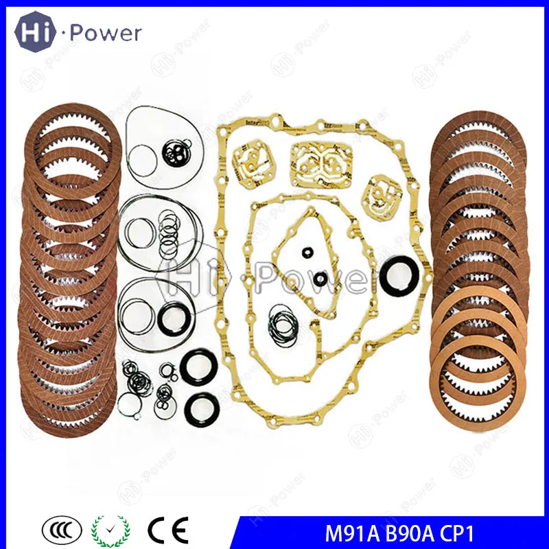

M91A B90A CP1 Auto Transmission Clutch Overhaul Repair Kit Gearbox Friction Plate Disc Repair Kit For HONDA ACCORD Oil Seal