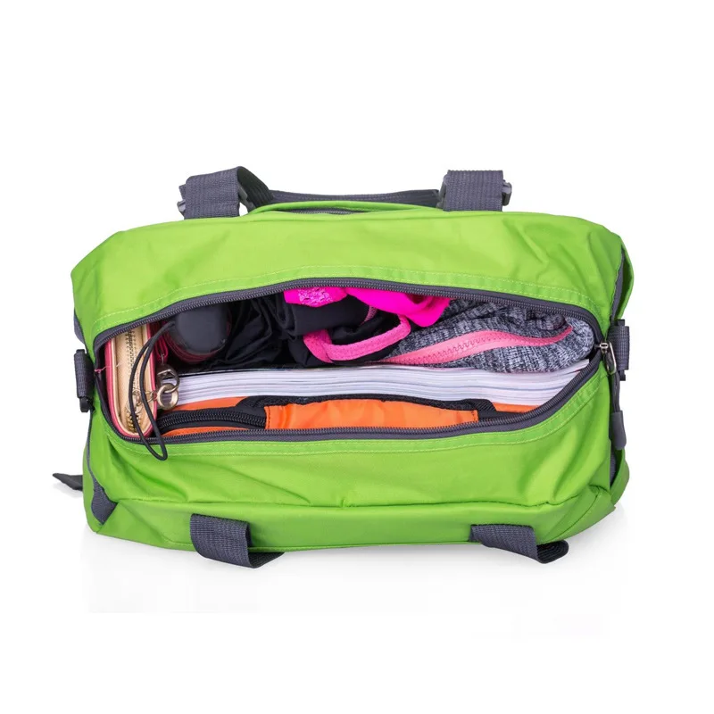 Yoga Gym Bag Travel Bag Sports Bag Waterproof Nylon Training Shoulder Crossbody Sports Bag Ladies Fitness Travel Luggage Bag