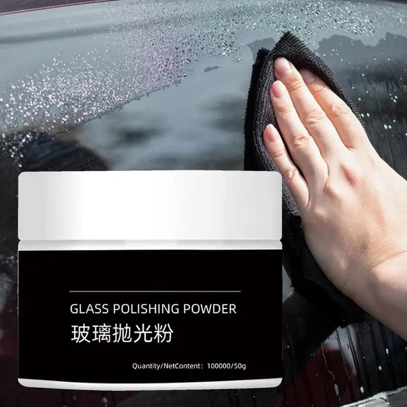 

Car Glass Polishing Powder 50g Window Windscreen Windshield Scratch Remover Repair Tool Auto Mirrors Nano Polishing Compound