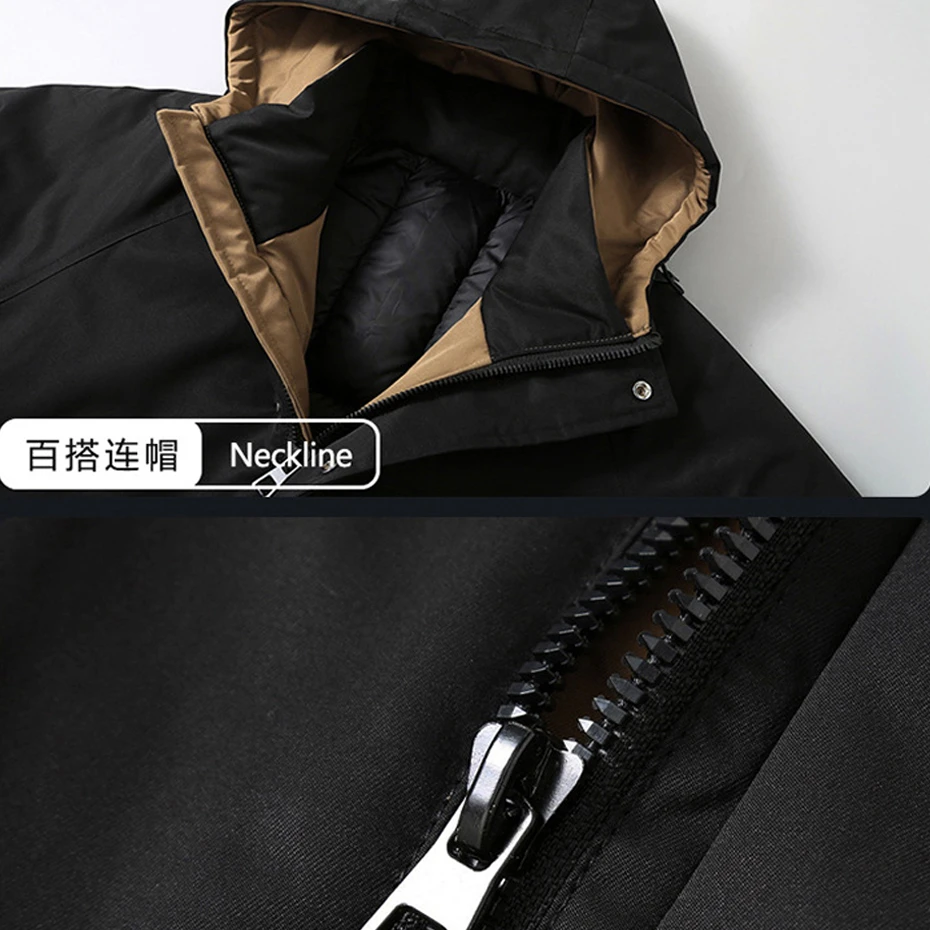 Winter Cargo Parkas Men Warm Thick Jacket Coats Plus Size 10XL Parkas Fashion Casual Winter Jacket Male Big Size 10XL