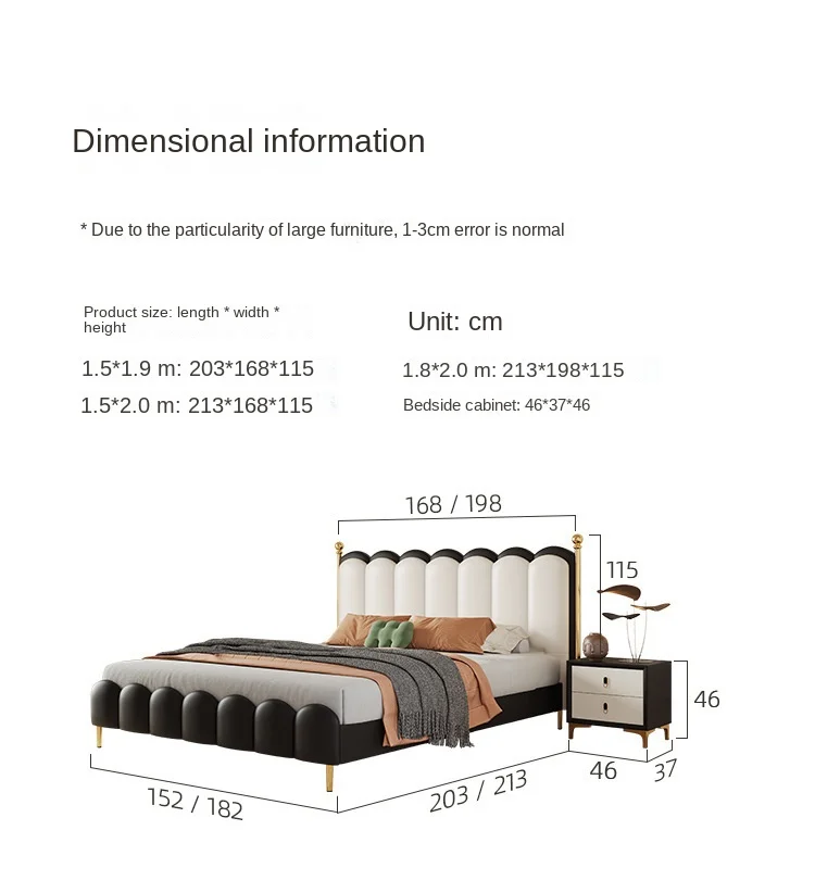 *Kids' Beds Girl Designer Queen Size California king Natural Product for Endurance to Frame Double Size