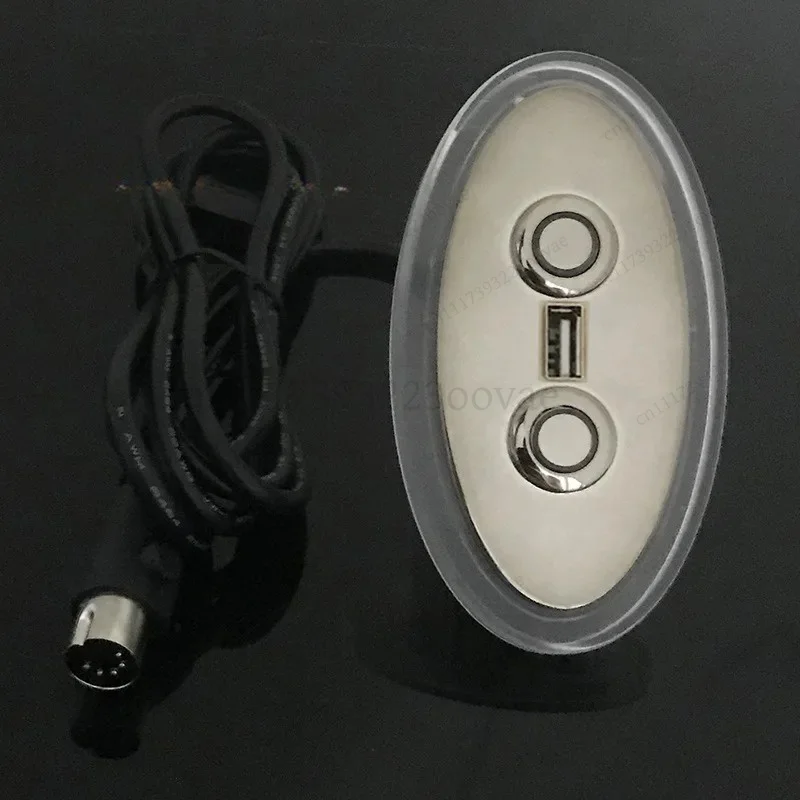 LED Backlight Controller with USB Charging Port for Electric Sofa Push Rod Motor, Replacement Part