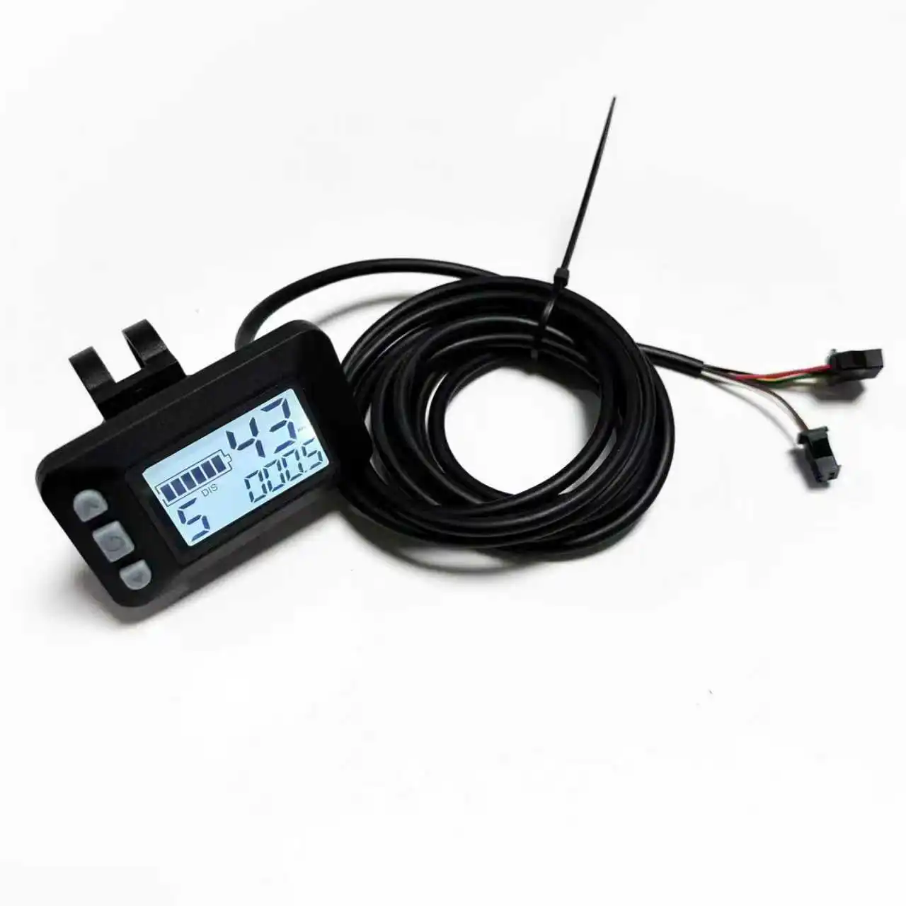 DC 24V 36V 48V 60V E-bike LCD Display Screen P3 LCD 0r HK811 Screen for UART NO.2 Serial Communication Protocol 22.2mm handlebar image 6
