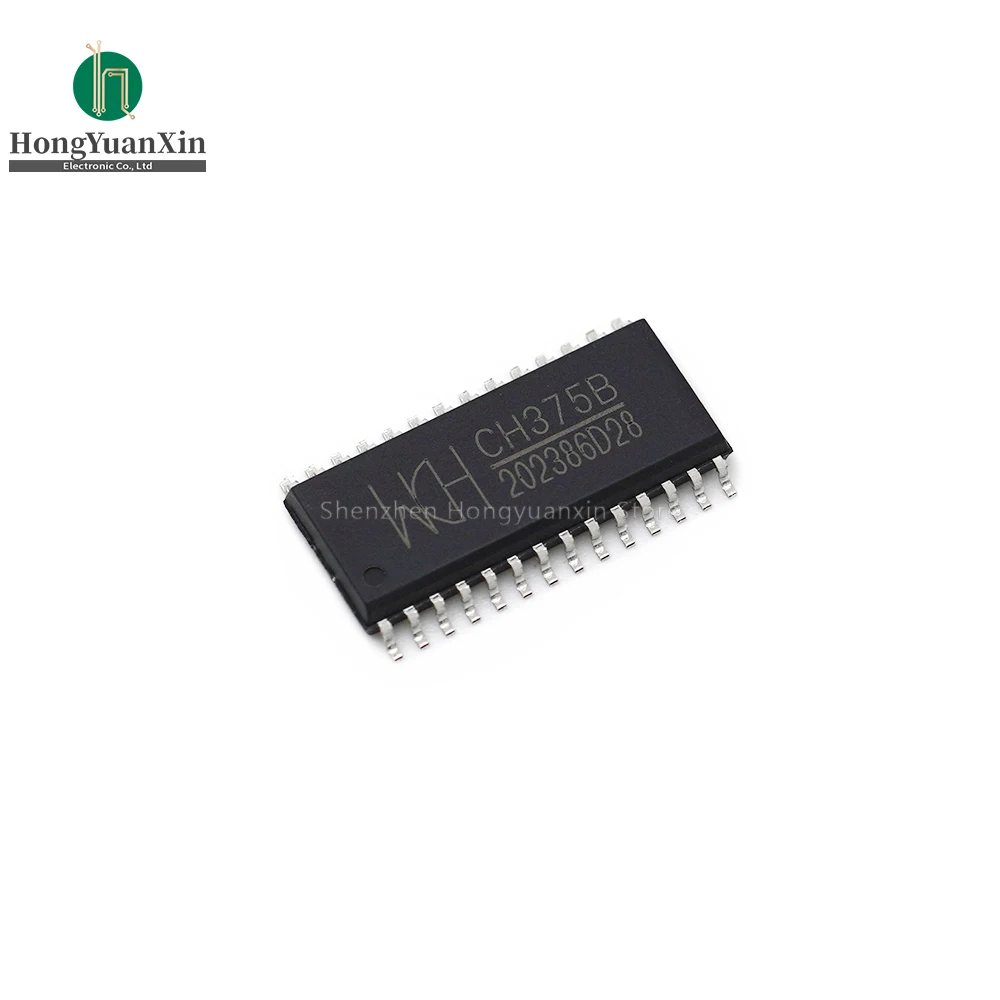 New original USB bus interface driver chip CH375B SOP28 CH375 IC electronic components